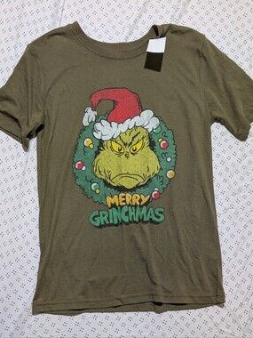 NEW Christmas The Grinch T-shirt Kids 10/12 *D1
